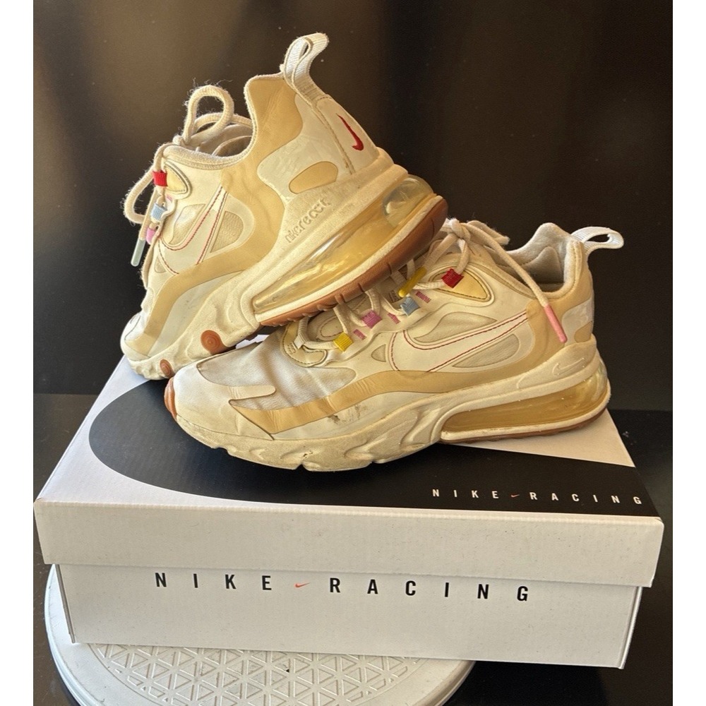 Size 7.5W - Nike Air Max 270 React American Modern Art Pre Owned (ZA4)